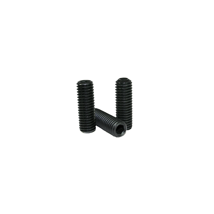 5/16"-24 x 1/2" Set Screw, Fine Thread, Black Oxide 