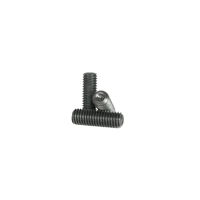 9/16"-18 x 1/2" Set Screw, Fine Thread, Black Oxide 