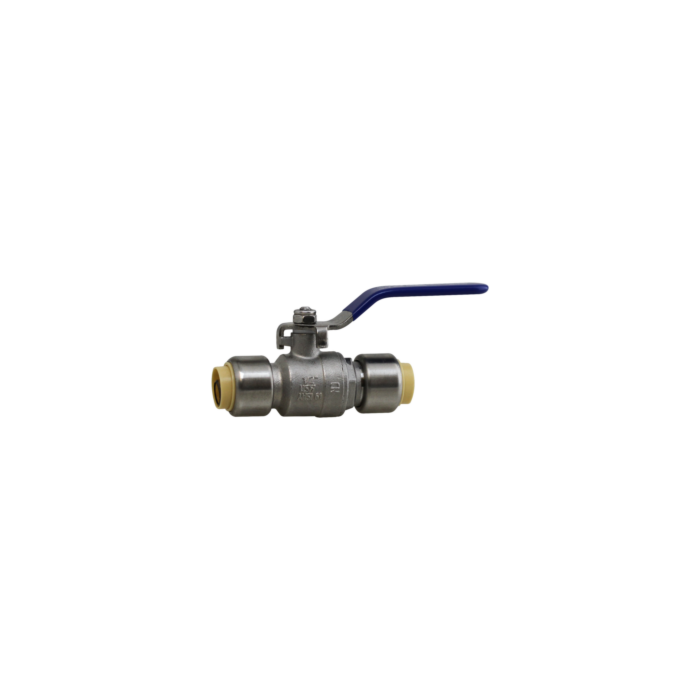 Boshart Industries Ball Valve 1" SS Push-Fit