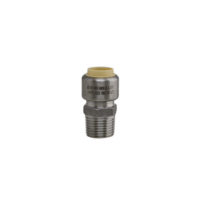 Boshart Industries Male Adapter 1" SS Push-Fit
