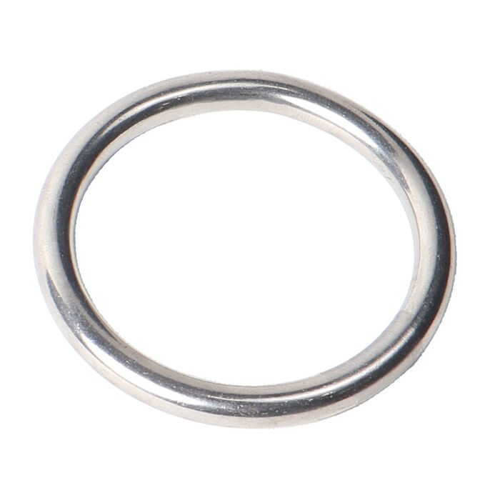 1/4 x 1-1/4 in Round Stainless Steel Round Ring