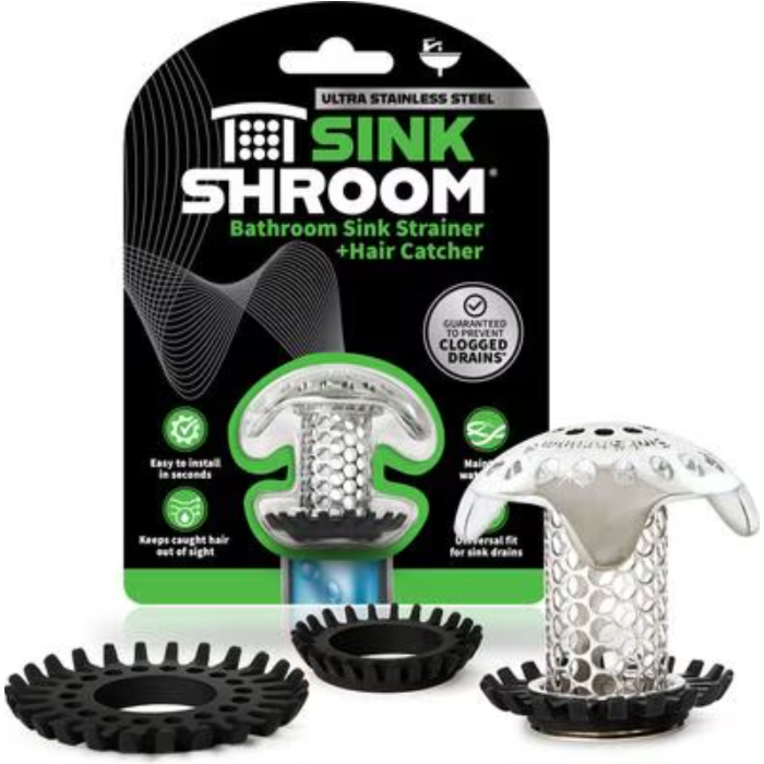 SinkShroom SS Bathroom Drain Strainer