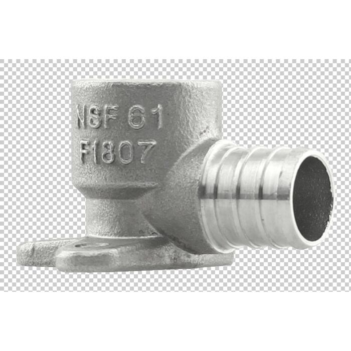 Boshart Industries Elbow 3/4 x 1/2 in Crimp PEX x FPT Drop Ear Elbow