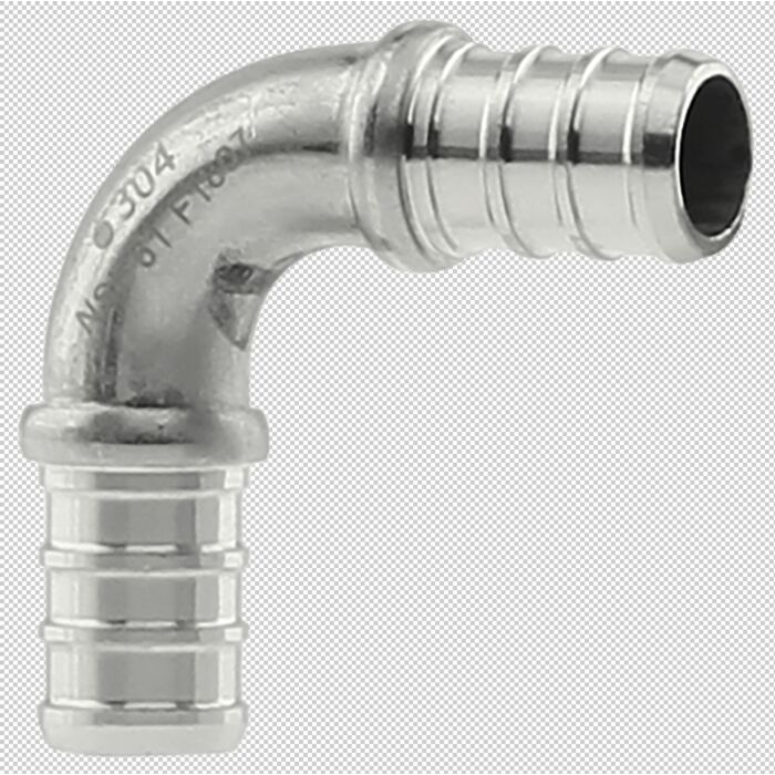 Boshart Industries Elbow 1/2 in Crimp PEX Pipe Long Radius Elbow