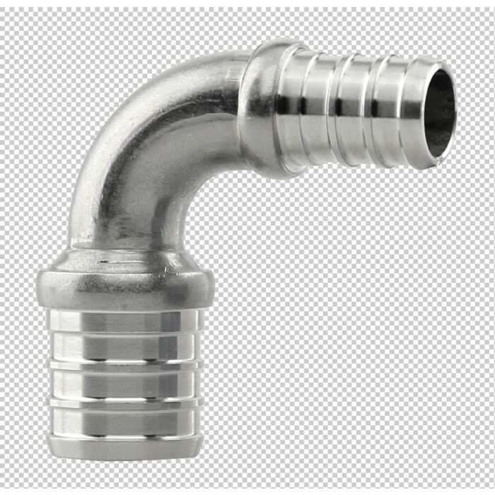 Boshart Industries Elbow 3/4 x 1/2 in Crimp PEX Pipe Long Radius Elbow