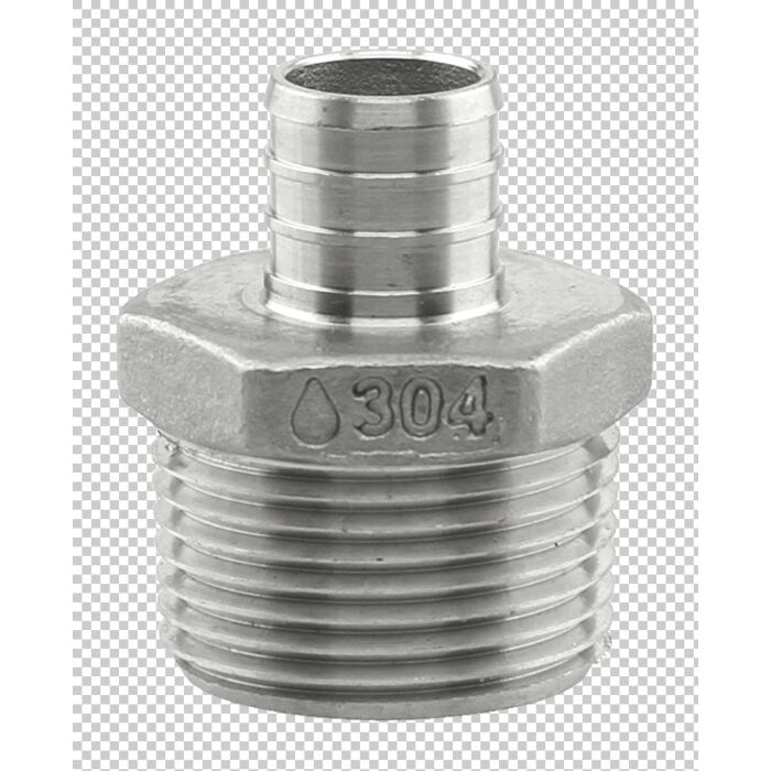Boshart Industries Adapter 3/4 x 1 in Crimp PEX x MPT Pipe Adapter