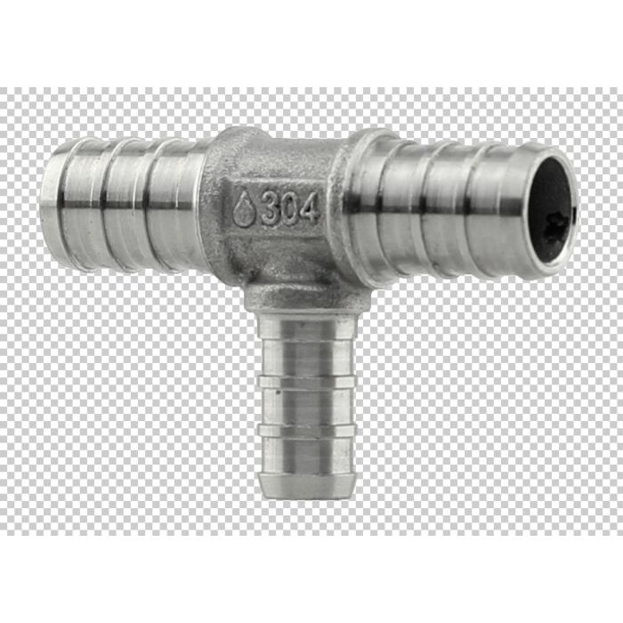 Boshart Industries Tee 3/4 in Crimp PEX Pipe Reducing Tee