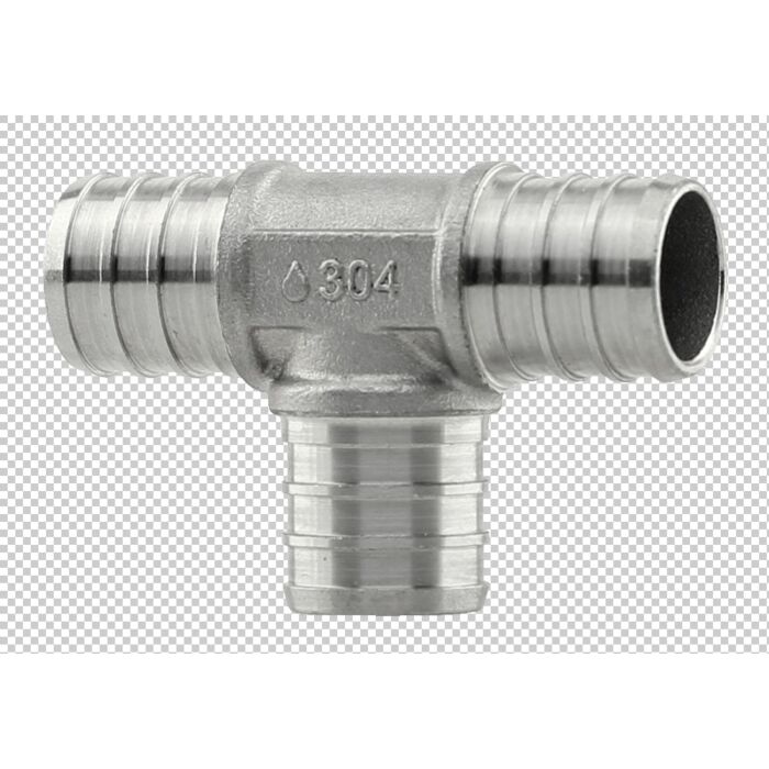 Boshart Industries Tee 3/4 in Crimp PEX Pipe Tee