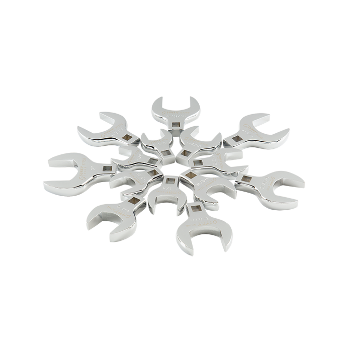 SUNEX® Tool SAE 14 Forged Alloy Steel Crowfoot Wrench Set