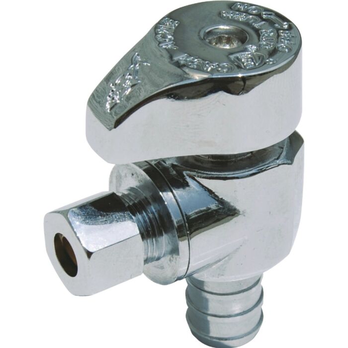 Boshart Industries NO LEAD 1/2"PEX x 1/4"COMP 1/4 TURN, ANGLE SUPPLY VALVE