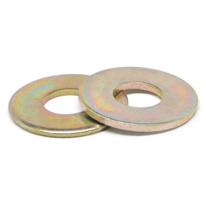 Titan™ 7/16 in Steel Finish Yellow Zinc Flat Washer