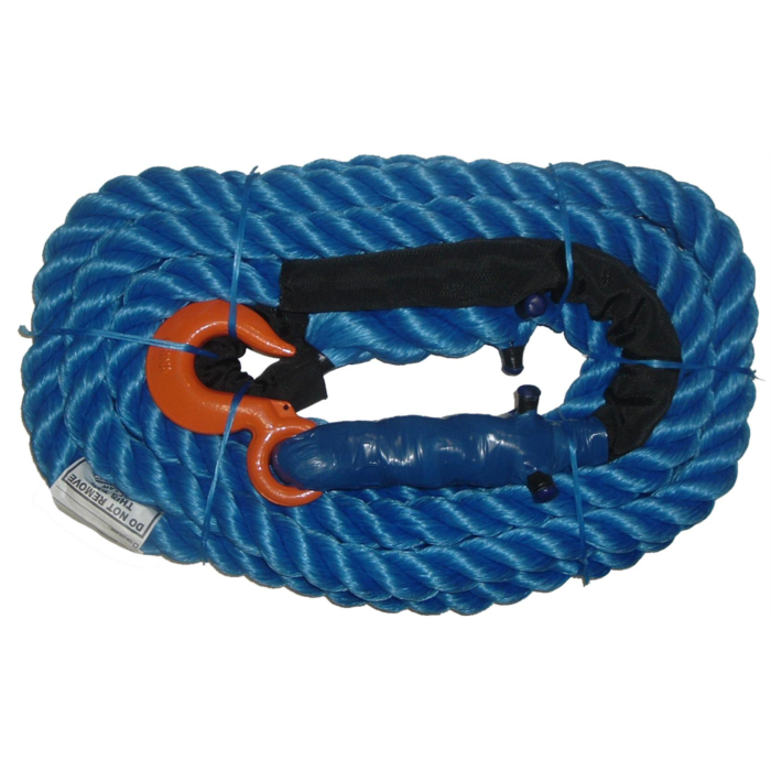 Custom Rope 30 ft 1 Hook 37500 lb Tow Rope