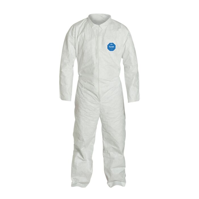 Dupont Safety Coverall Tyvek® with Open Elastic Wrist and Ankes - Large