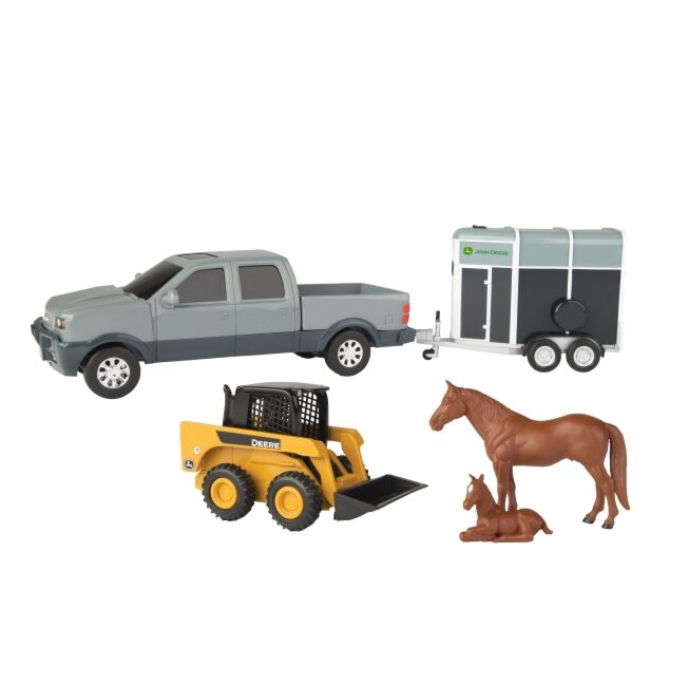 TOMY Pickup and Livestock Toy Trailer Set