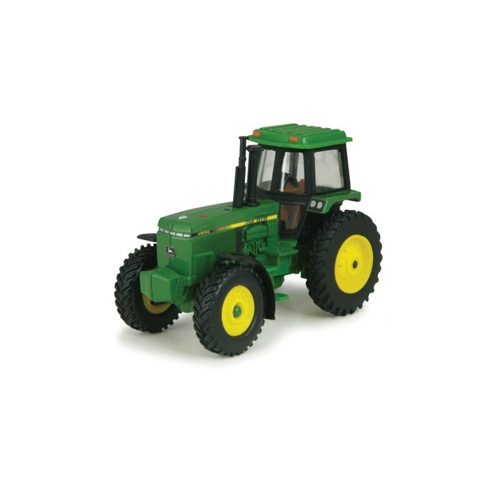 TOMY 10+ Die Cast and Plastic Green Vintage Toy Tractor with Cab