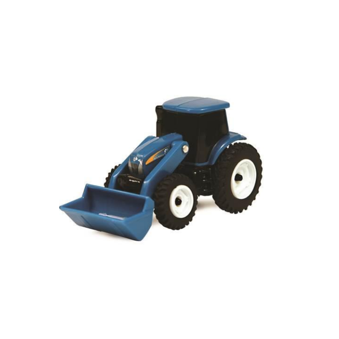 TOMY 3+ Plastic Blue Toy Tractor with Loader