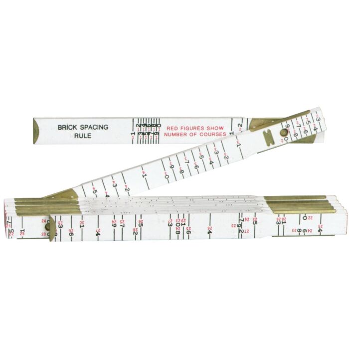 Lufkin 6' x 5/8" Brick Masons Wood Rule Red End®