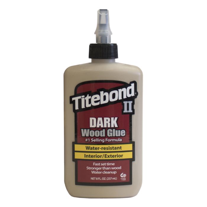 Titebond II 3703 Wood Glue, Brown, 8 oz Bottle