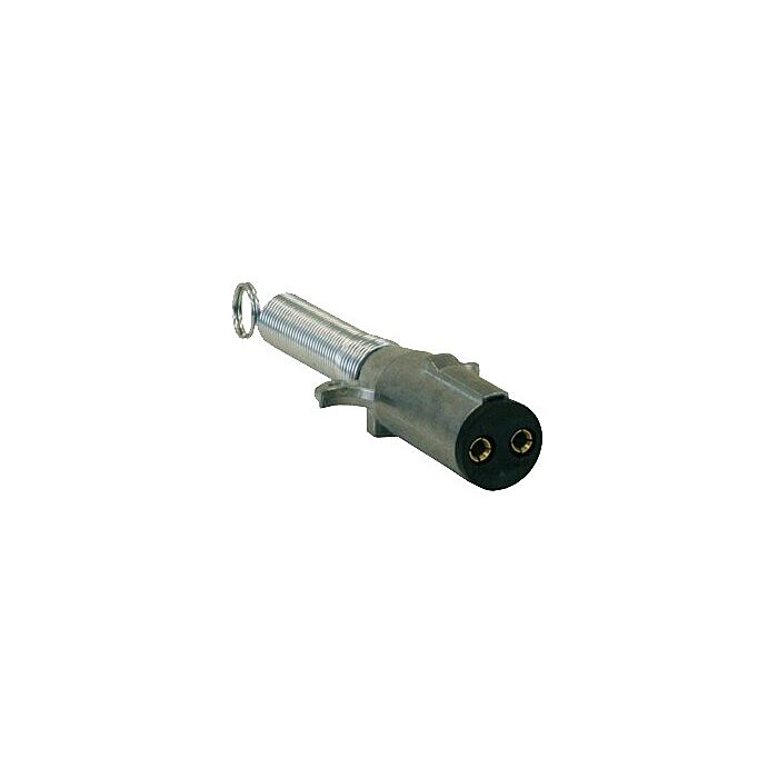 Buyers Die-Cast Zinc Plated Horizontal 2-Way Trailer Side Trailer Connector