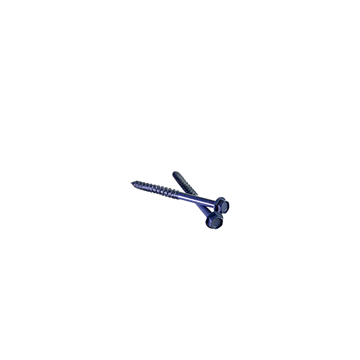 Phillips Flat Head Concrete Screw (Blue Finish) 1/4" x 2-3/4 in.
