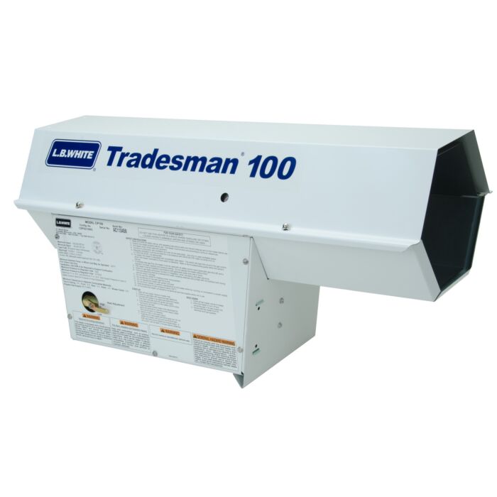 Forced Air LP 125K BTU LB White
