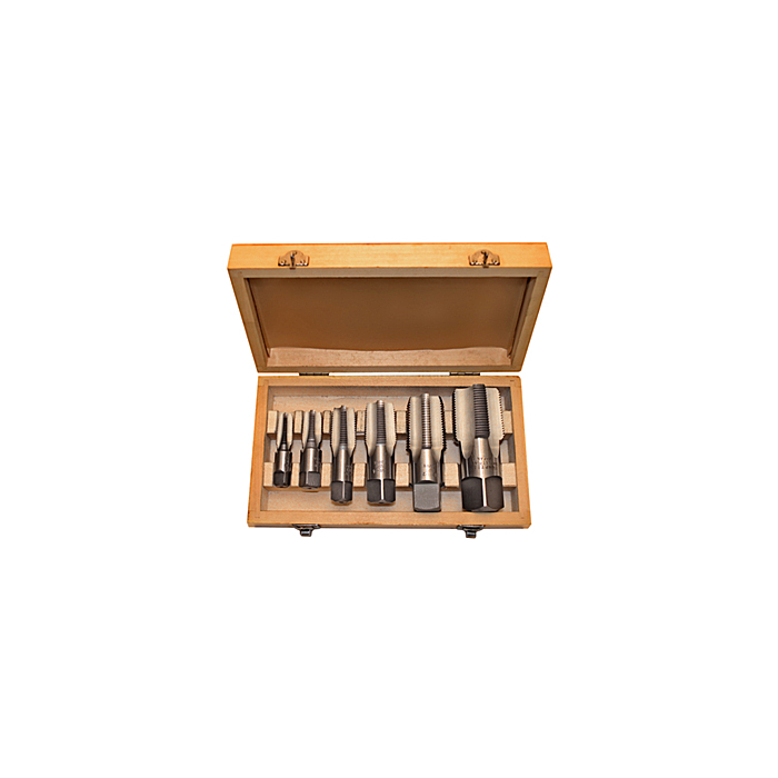 Alfa Tools 6 PC . CARBON STEEL NPT PIPE TAP SET