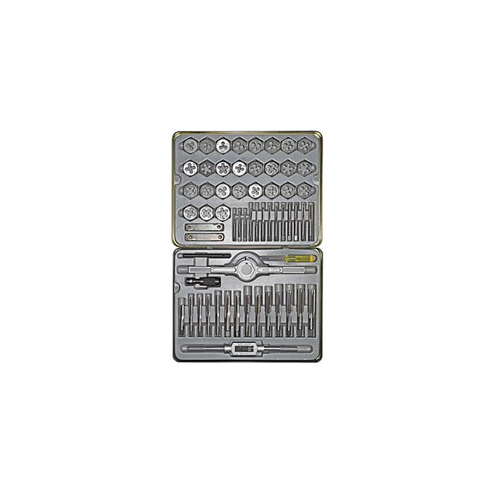 Alfa Tools 60PC CARBON STEEL SAE/METRIC TAP/DIE SET