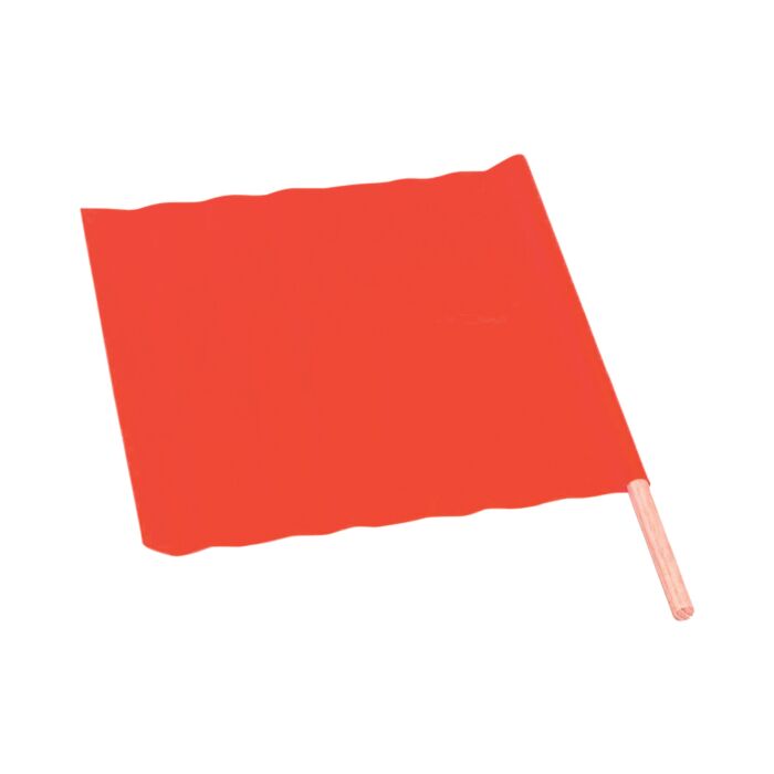 TruForce™ TF1830 18 in 18 in Fluorescent Orange Traffic Warning Flag