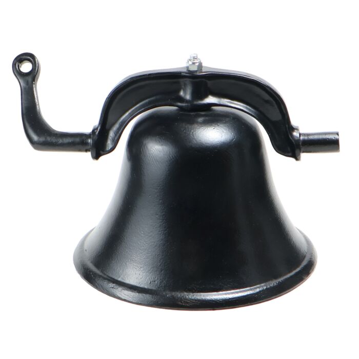 Temple Aluminum 15 in Aluminum Black Farm Bell