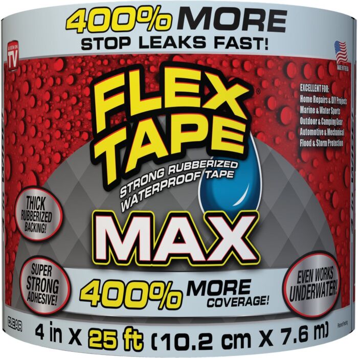 FLEX SEAL Flex Tape MAX (Clear) 4 in. x 25 ft