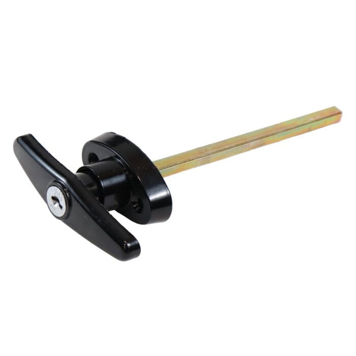 5-1/2 in T-Handle Lock, Black