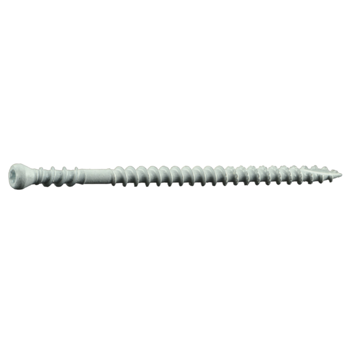 #8 x 3" Square Trim Head, Trim Head Screw, White, White (Bulk Box 1 lb)