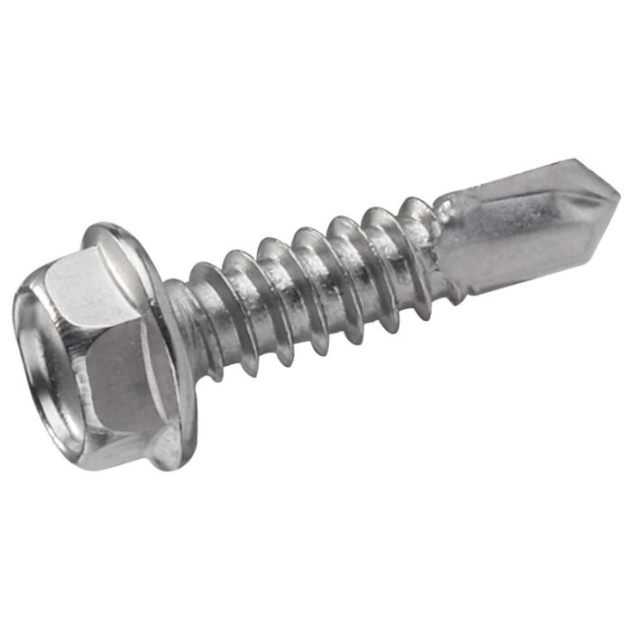 Star Stainless #10 1 in Stainless Steel Self Drilling Screw