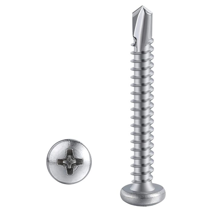 Star Stainless #12 1-1/2 in Stainless Steel Self Drilling Screw