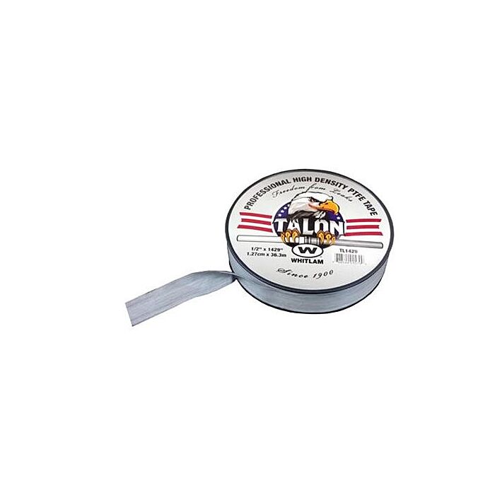 J.C. Whitlam TALON Professional High Density Gray PTFE Tape 1/2 in. x 1,429 in.