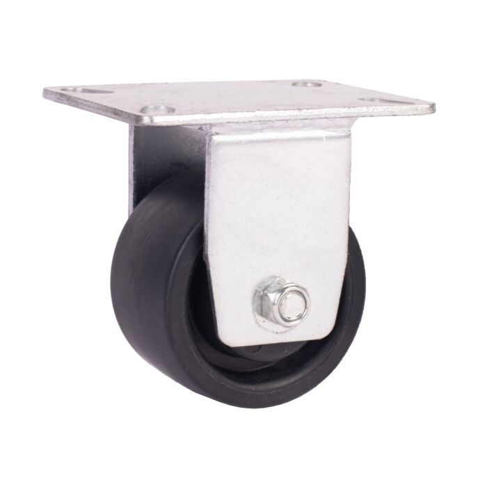 World Casters & Equipment Manufacturing 500 lb 3 in Duraplas (Polyolefin) Rigid Caster