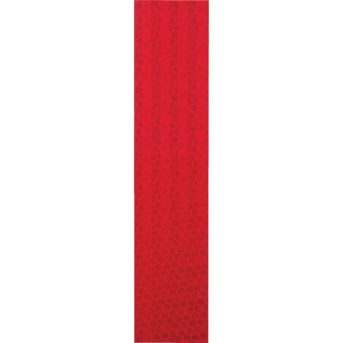 Hy-Ko 1 In. x 6 In. Red Reflective Safety Tape Strips (3-Count)