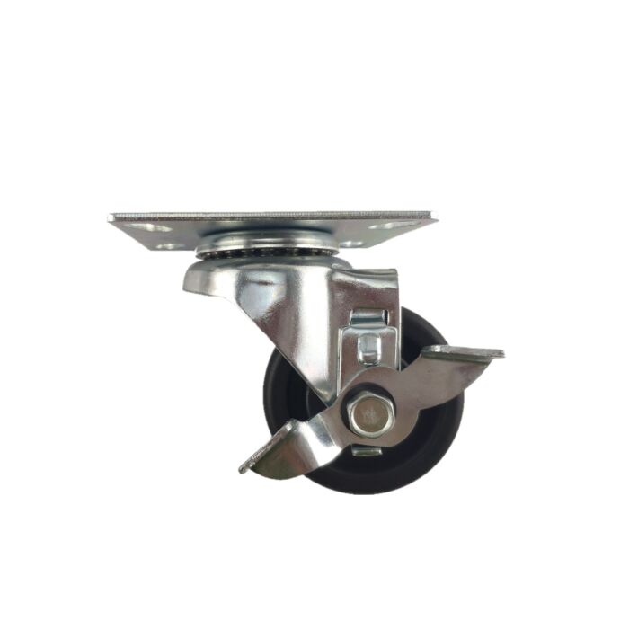 World Casters & Equipment Manufacturing 300 lb 3 in Polyolefin Swivel Caster
