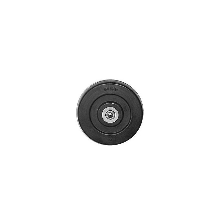World Casters & Equipment Manufacturing 5 in 1-1/4 in 200 lb Plain Bore Wheel