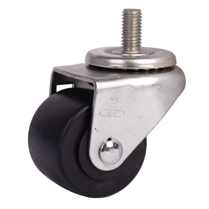 World Casters & Equipment Manufacturing 400 lb 2-1/2 in Duraplas (Polyolefin) Swivel Caster
