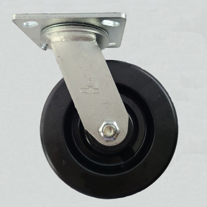 World Casters & Equipment Manufacturing 900 lb 6 in Phenolic Swivel Caster