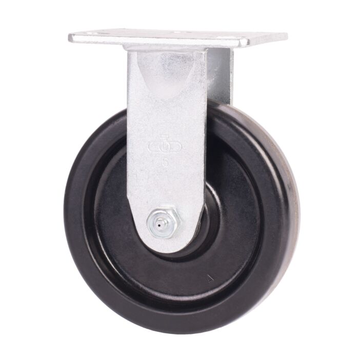 World Casters & Equipment Manufacturing 750 lb 6 in Phenolic Rigid Caster