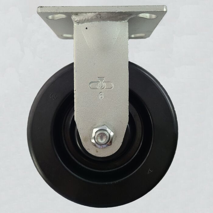World Casters & Equipment Manufacturing 900 lb 6 in Phenolic Rigid Caster