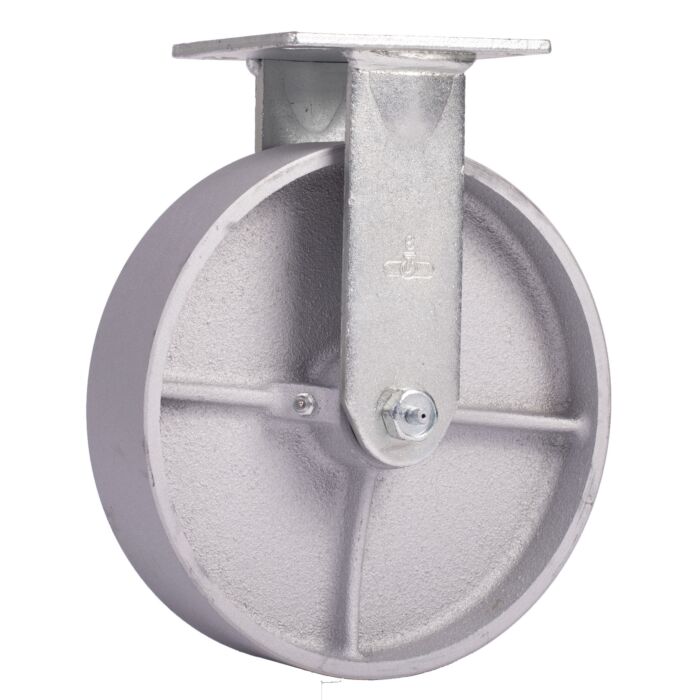 World Casters & Equipment Manufacturing 900 lb 8 in Steel Rigid Caster