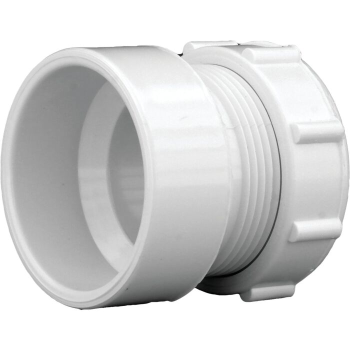 Charlotte Pipe 1-1/2 In. x 1-1/2 In. or 1-1/4 In. Hub x Tubular PVC Waste Adapter