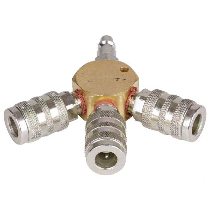 TRICPLR-03T1/4inNPT303StainlessSteelM-StyleTri-Coupler