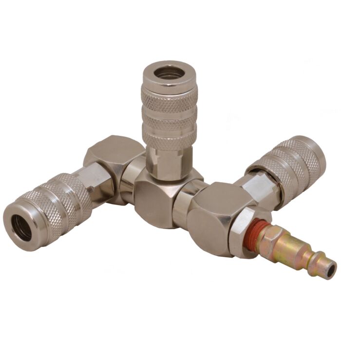 TRICPLR-03SWV1/4inNPT303StainlessSteelM-StyleTri-Coupler