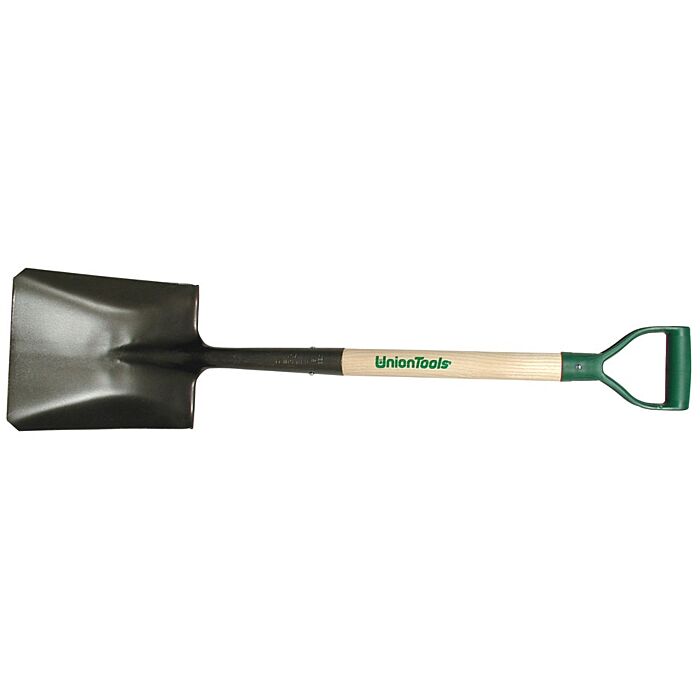 UnionTools 28 In. Square Point Shovel with Wood Handle