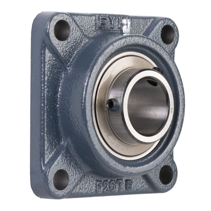 FYH Premium 4 Bolt Flange  Bearing, 1-3/8" Set Screw Lock, Extended Race UCF20722