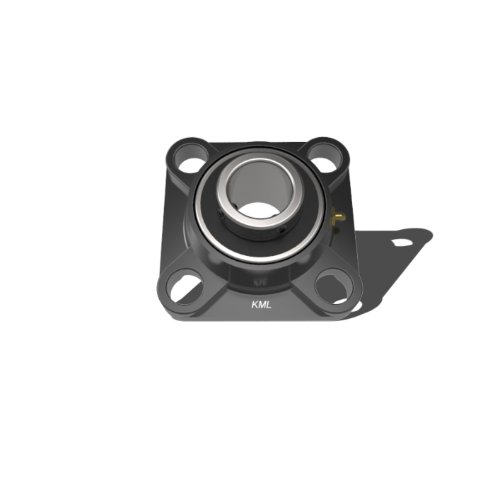 KML Premium 4 Bolt Flange  Bearing, 2" Set Screw Lock, Extended Race UCF21132